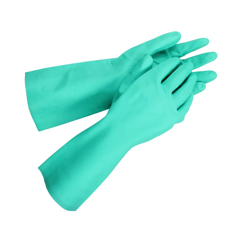 Reusable Kitchen Dish Dishwashing Latex Rubber Gloves Luvas Guantes for Household Cleaning