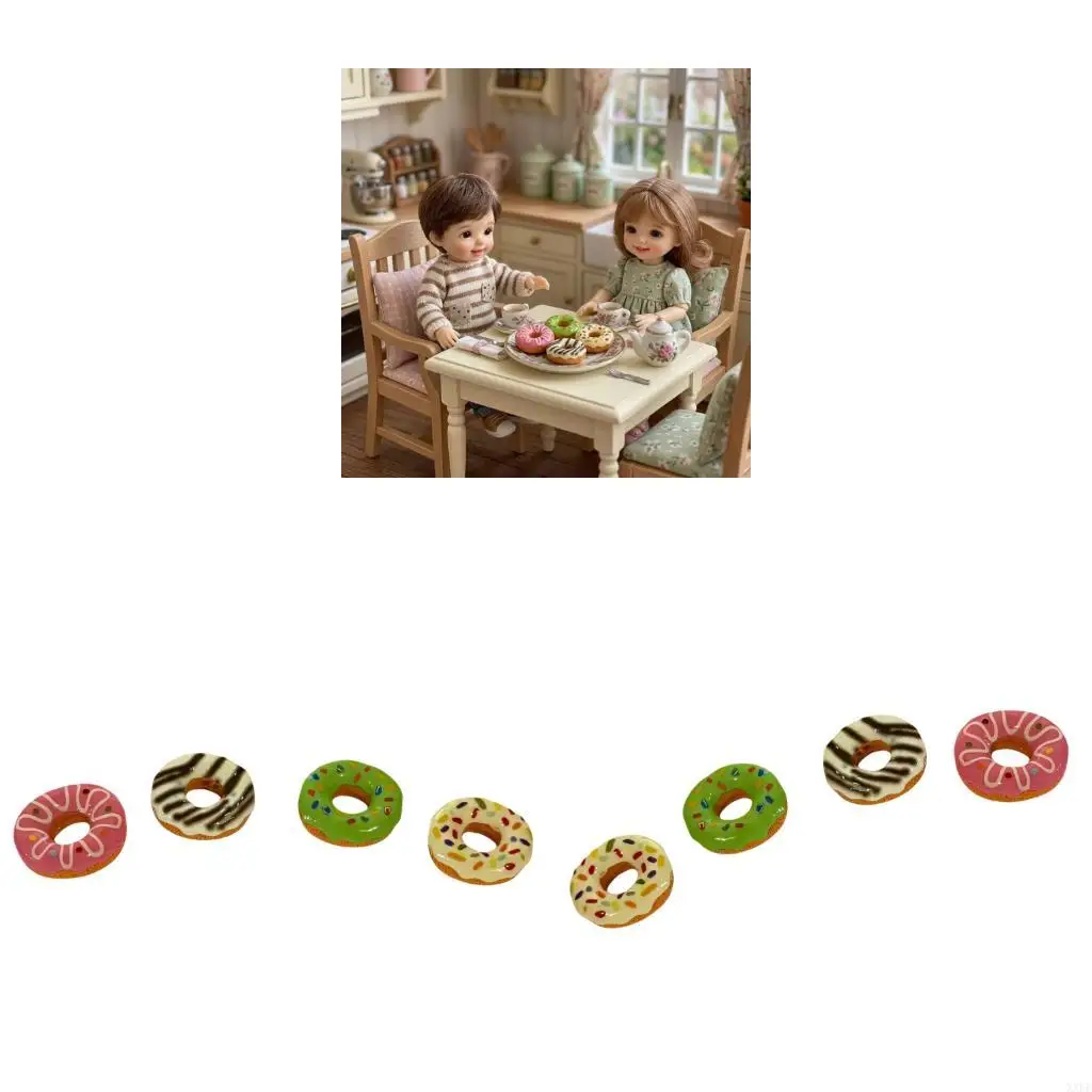 XXFE Mini Dessert Props for Tiny Tables and Shelf Display Resin Toy