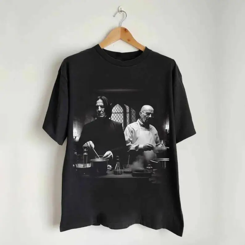 Severus Snape And Walter White In Drug Laboratory Cooking t-Shirt