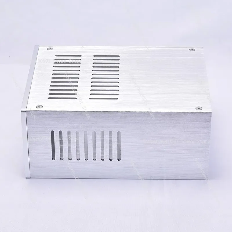 All Aluminum Surrounding Heat Dissipation Can Be Used As Power or Supply Power Amplifier Silver 1610 Multi Purpose Chassis