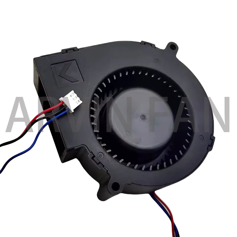 YB9733HB 9733 12V 1.5A 9CM ثلاثة أسلاك تنظيم السرعة حجم الهواء الكبير التوربينات منفاخ مروحة التبريد