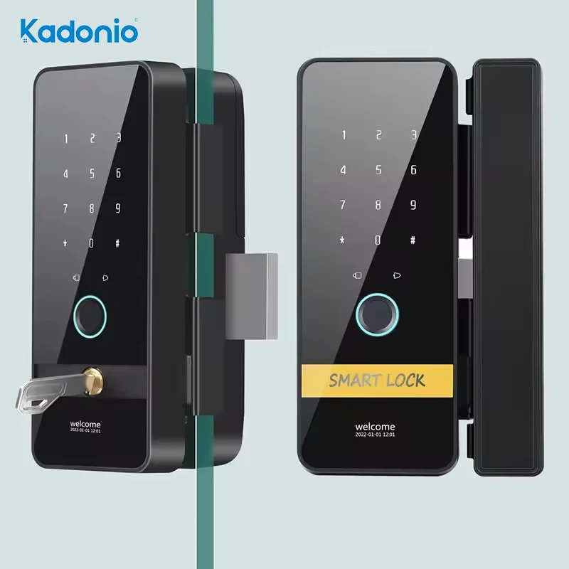 Kadonio Advance Technology Low Price Automatic Keyless Entry Glass Smart Hook Lock For Sliding Door