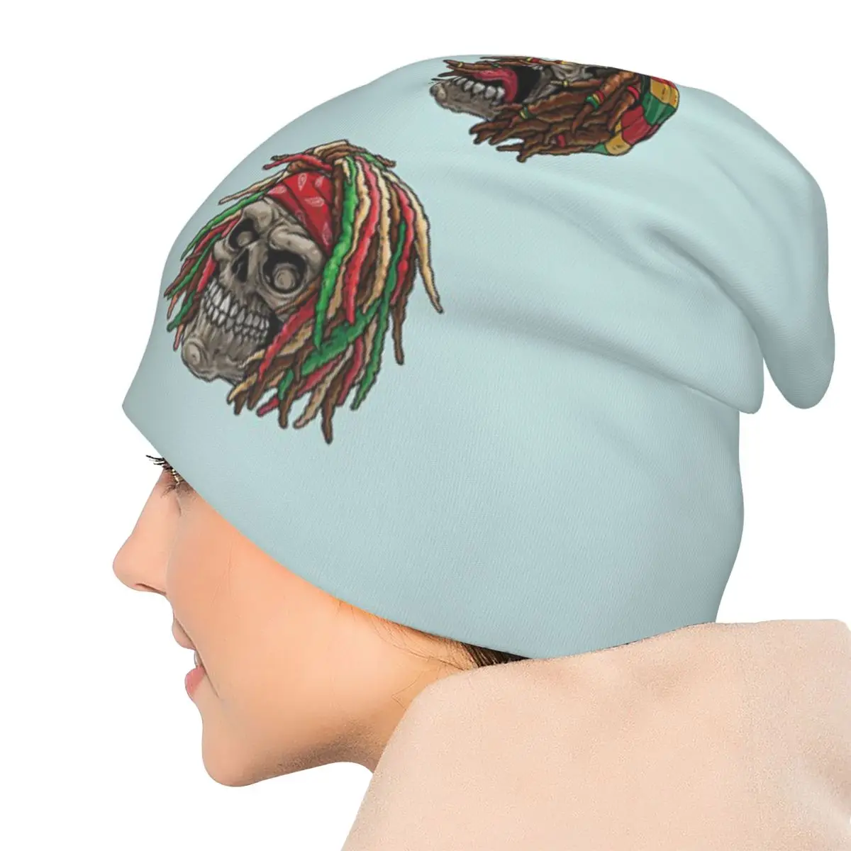 Jamaica Rasta Jamaican  Men Women Adult Beanies Caps Knitting Bonnet Hat Warm Hip Hop Autumn Winter Outdoor Skullies Hats view 3
