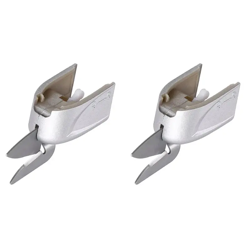 Exquisite-Replacement Bit 2Pcs Stainless Steel Scissors Head JD3601 Silver 3.7V Electric Scissors Parts High Strength