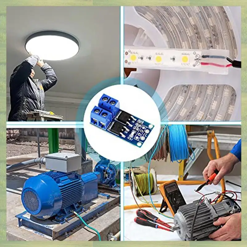 N15R-30PCS MOSFET Switch Drive Module Drive Module DC 5V-36V 15A(Max 30A) 400W Dual High-Power 0-20Khz PWM DC Motor Speed Contro