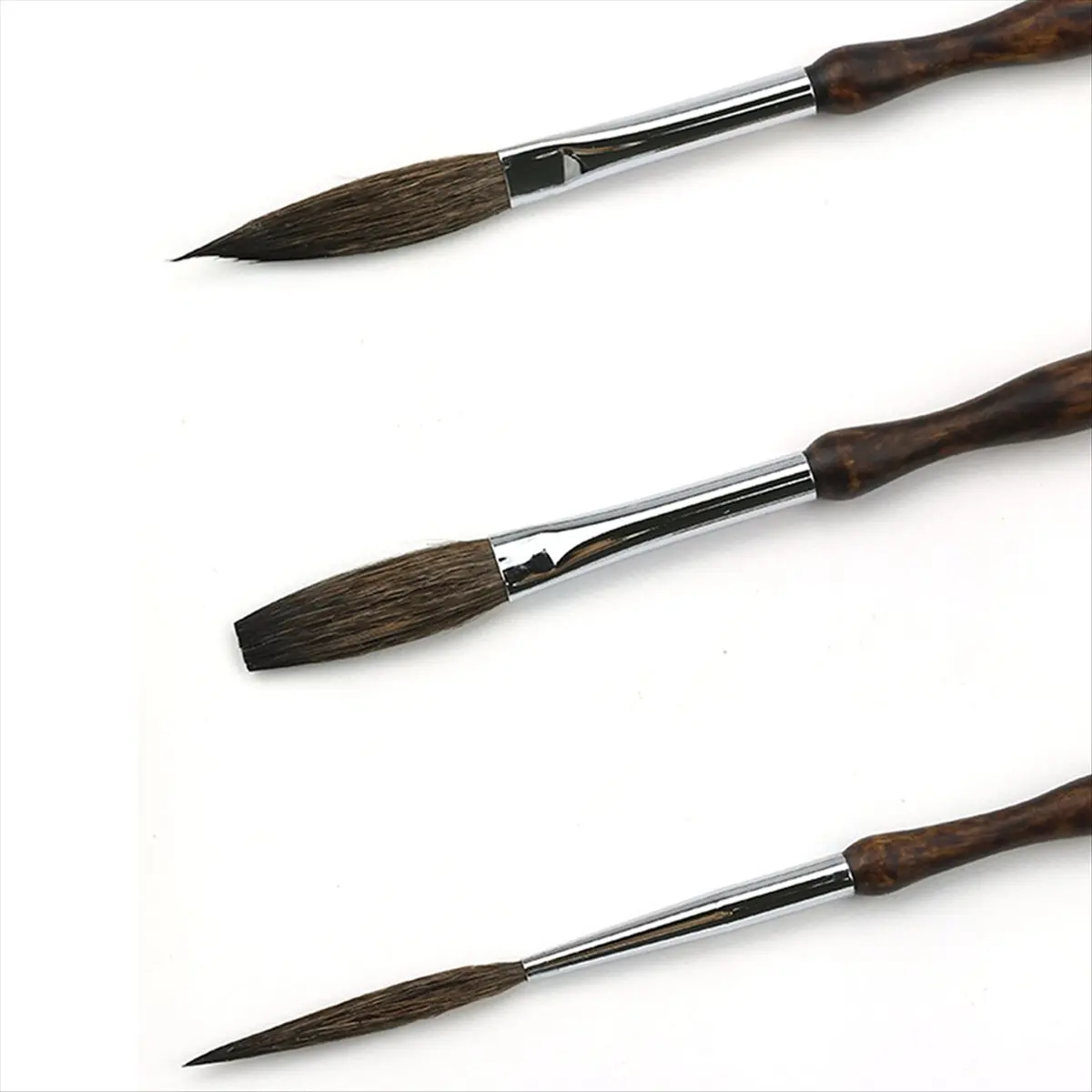 Reliable- Pinstriping Brush Kit,3 Pcs Professional Striping Brushes Long Liner Script Scroll Rigger Brushes