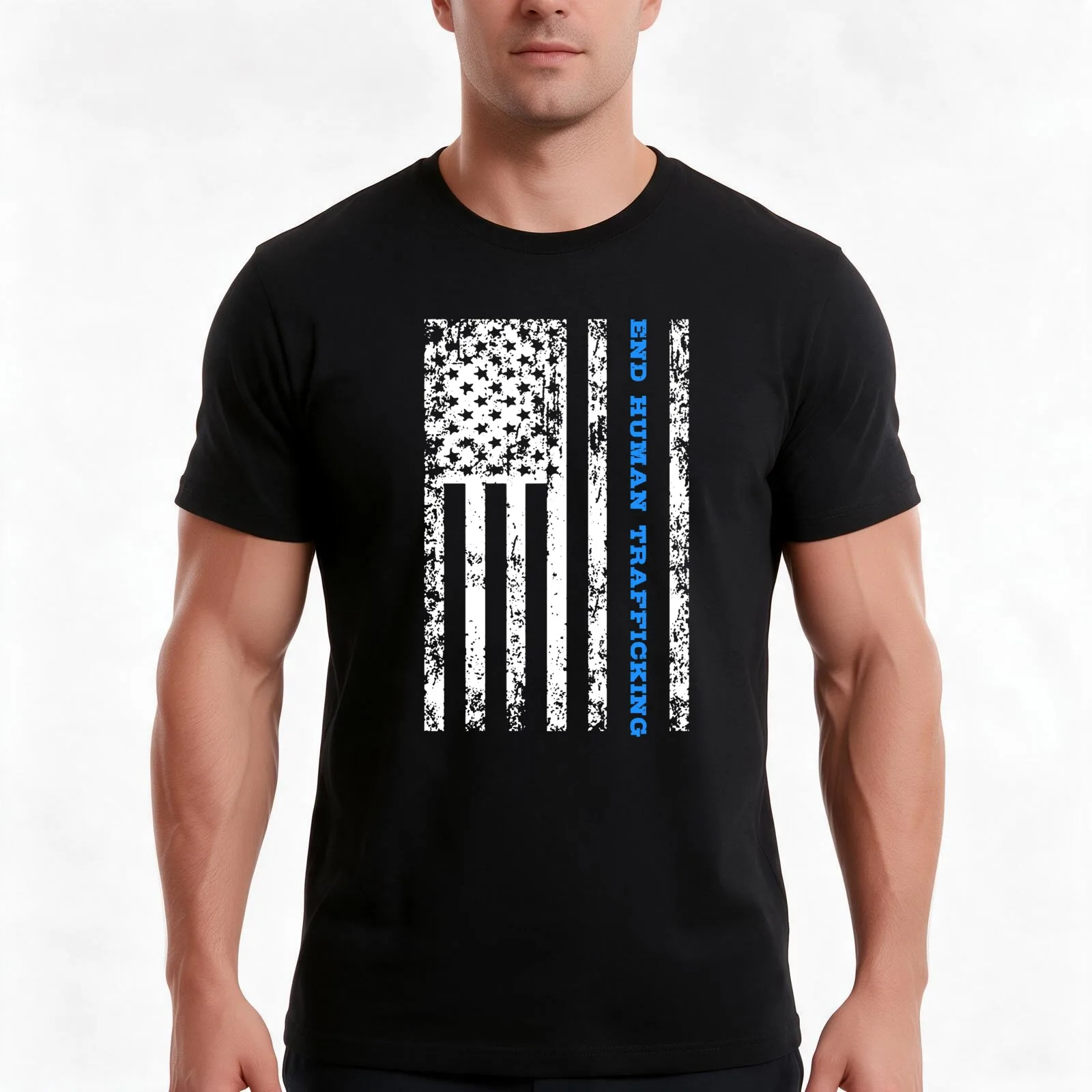End Human Trafficking T-Shirt Summer Casual Cotton Tee Oversized Streetwear Tops Vintage Graphic Print Unisex Men Women