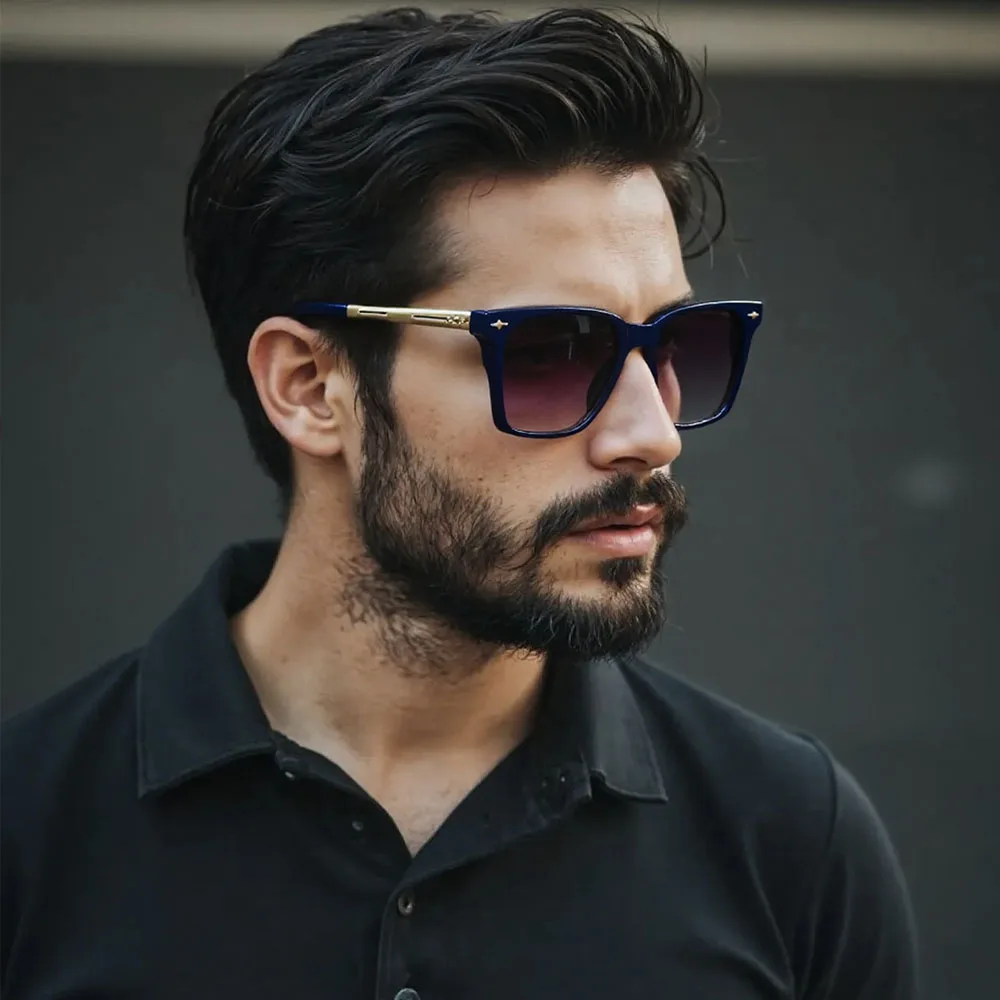 2025 Gafas De Sol Vintage para Hombre, Gafas De Sol Retro con protección Solar para mujer, Gafas De Sol a la moda, Gafas De Sol para Hombre, Lunette Soleil Femme Luxe