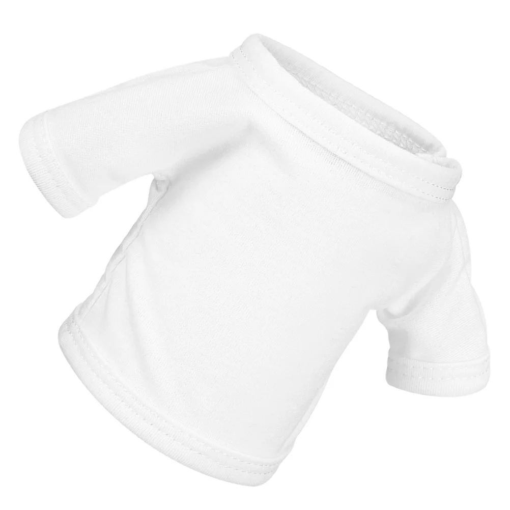 Baby Diapers Bear Clothes Small Stuffed Animal Shirt One Piece Dolls White