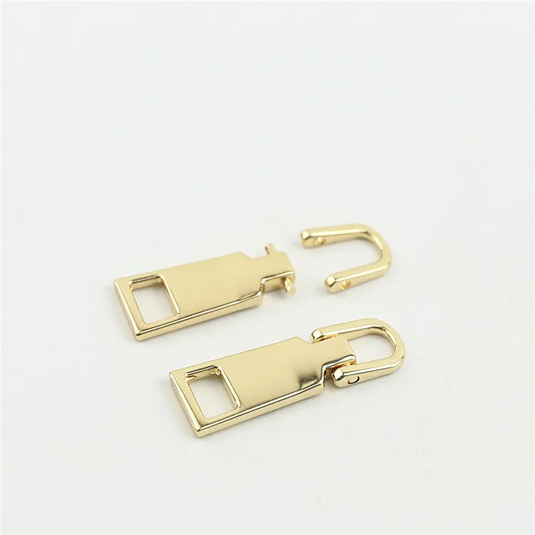 2pcs Metal Durable Zipper Pullers for Zipper Sliders Head Zippers Repair Kits Zipper Pull Tab DIY Sewing Accessories 6 Colors