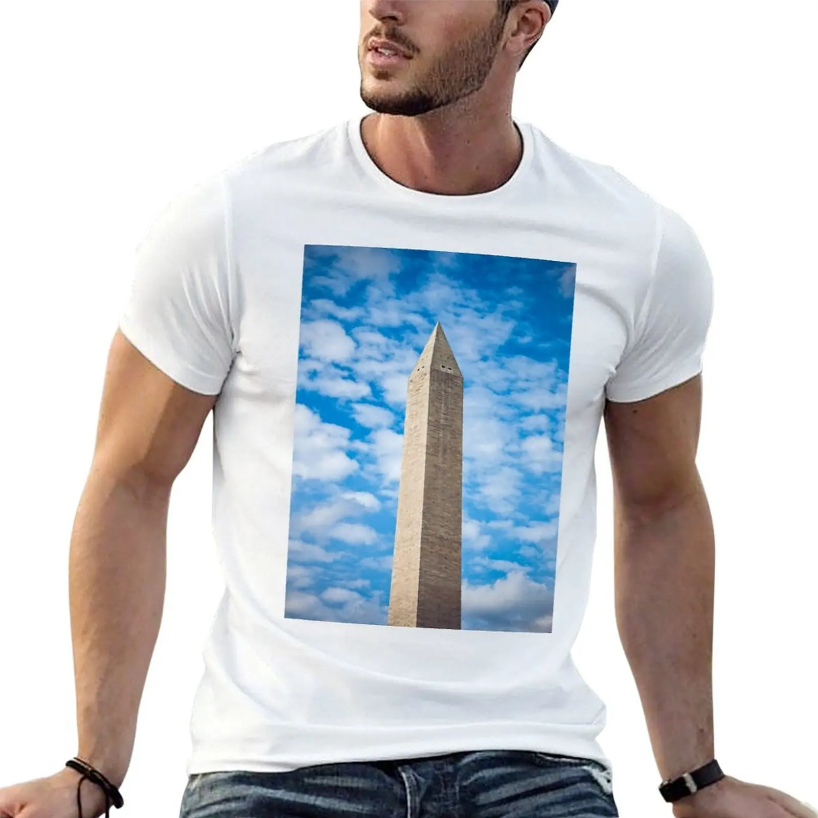Washington Monument T-Shirt new gifts and t-shirts valentines clothes compression shirt men