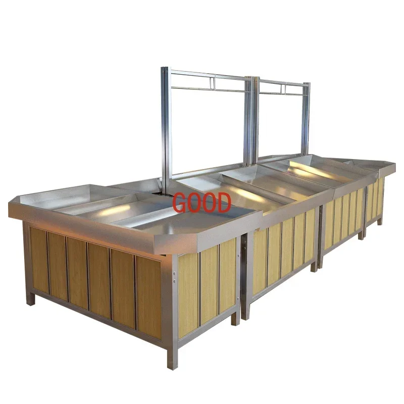 Stainless steel fruit shelf display shelf fruit store