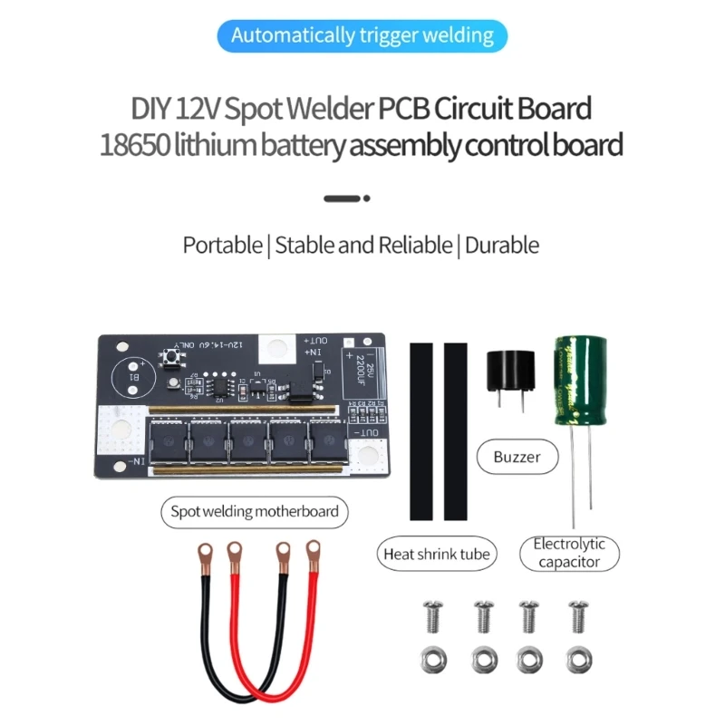 Spot Welding Machine Accessories Welding Full Set DIY Portable 12V 18650 Battery Energies Storage Spot Welding Machine Dropship