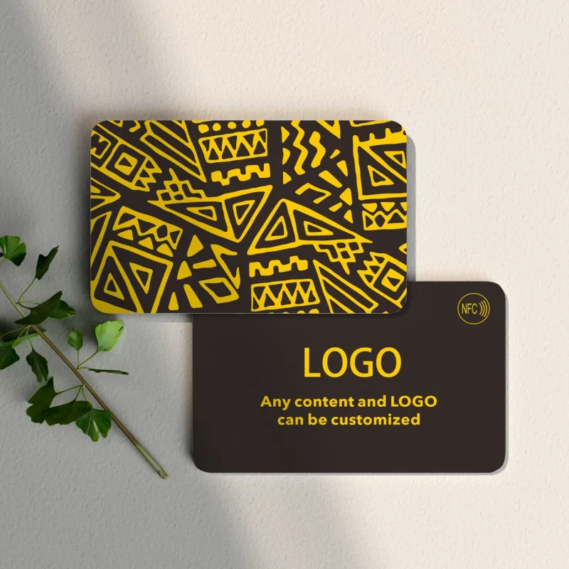 Custom NFC Cards Business Cards PVC Waterproof Cards Personalized Design Round Corners Glossy Matte Frosted PVC Business Cards