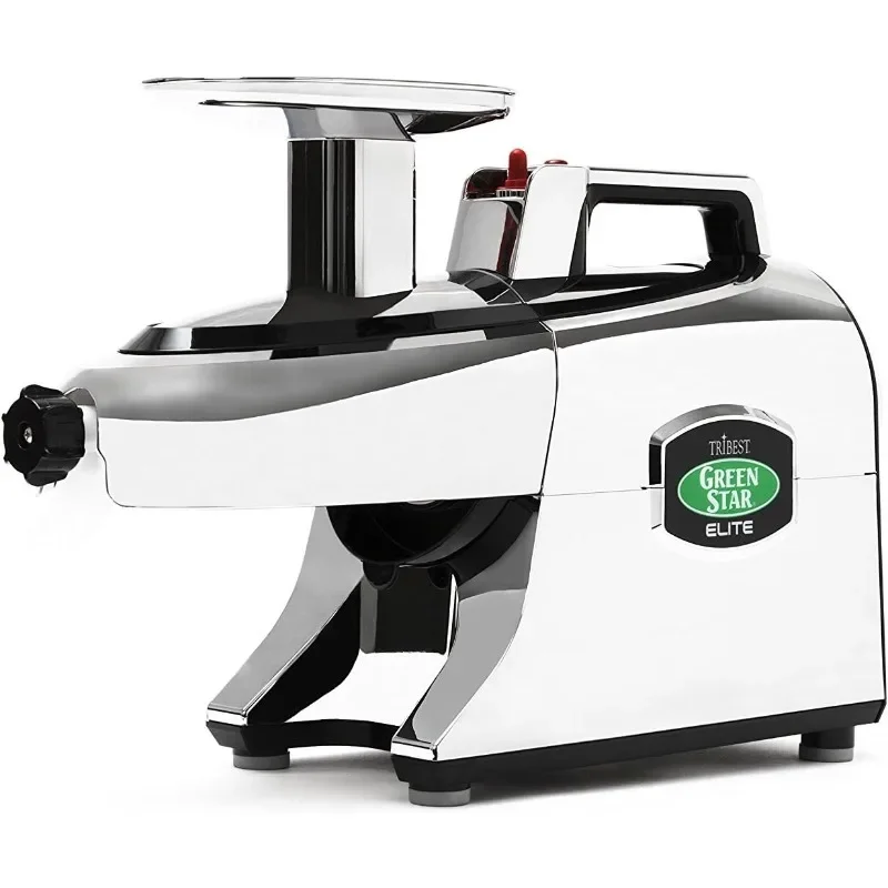 Greenstar GSE-5050 Elite Twin Gear Cold Press Slow Masticating Juicer (Chrome)