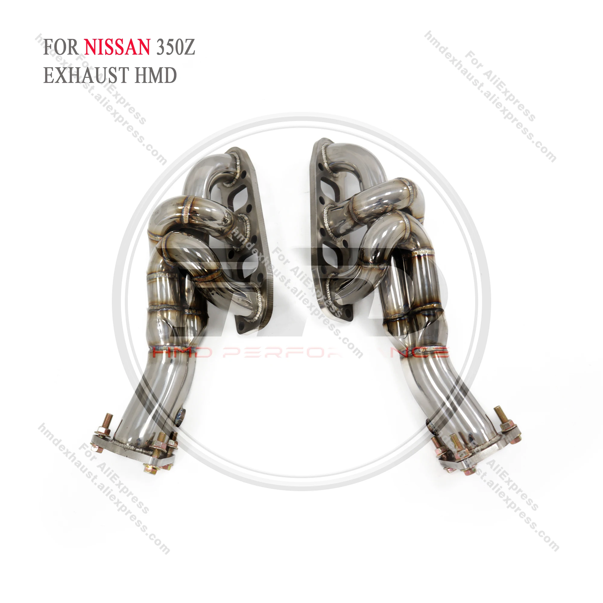 HMD Exhaust System Stainless Steel Performance Headers for Nissan 350Z Z33 3.5L 2003-2006 Racing Pipe