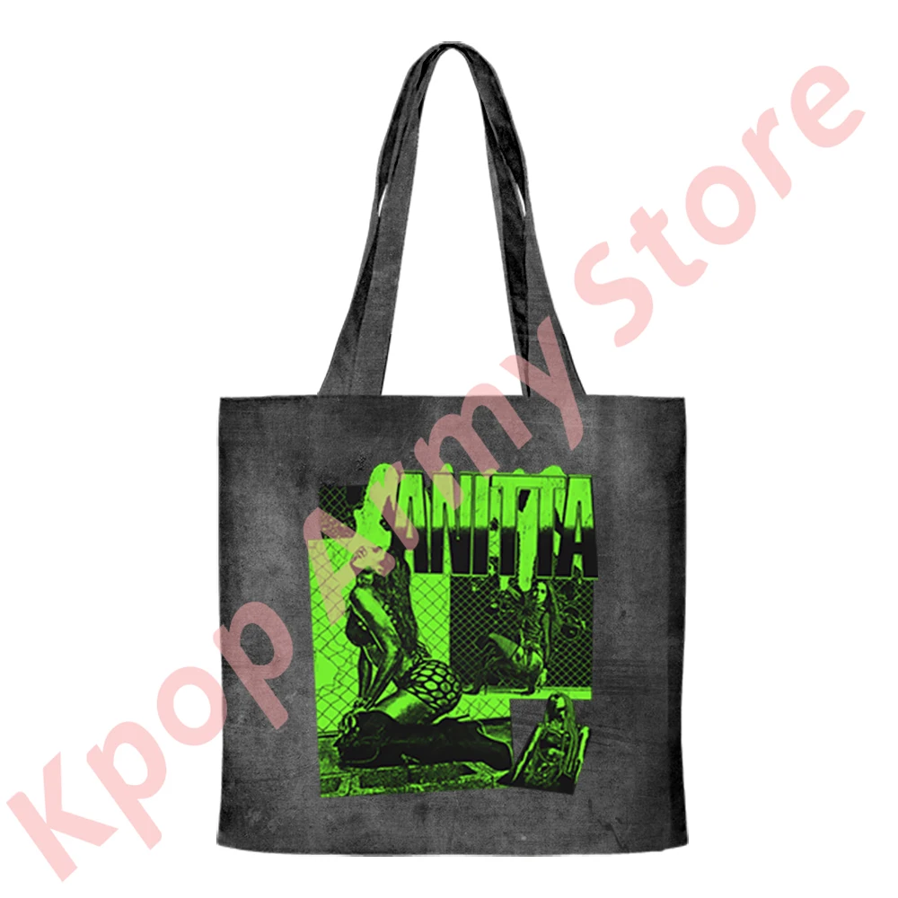 Anitta Baile Funk Experience Tour Bolsas de Ombro para Homem e Mulher, Sacola Tote, Streetwear Casual, Moda Merch