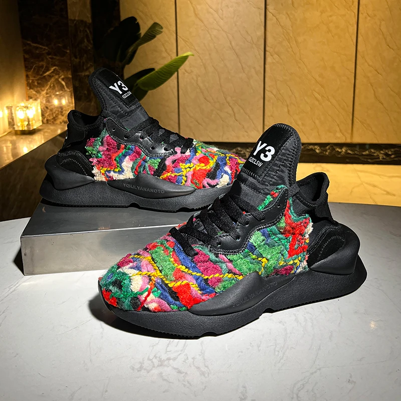 

New Fashion Men Casual Shoes Personality Round-toe Daddy Shoes Platform Trainers Handcrafted Man Sports Shoes Outdoor Sneakers