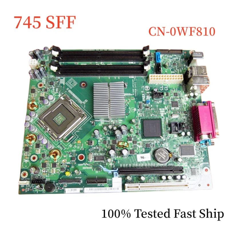 

CN-0WF810 для Dell DELL OptiPlex 745 материнская плата формата SFF 0WF810 WF810 LGA775 DDR2 Материнская плата 100% протестирована Быстрая доставка