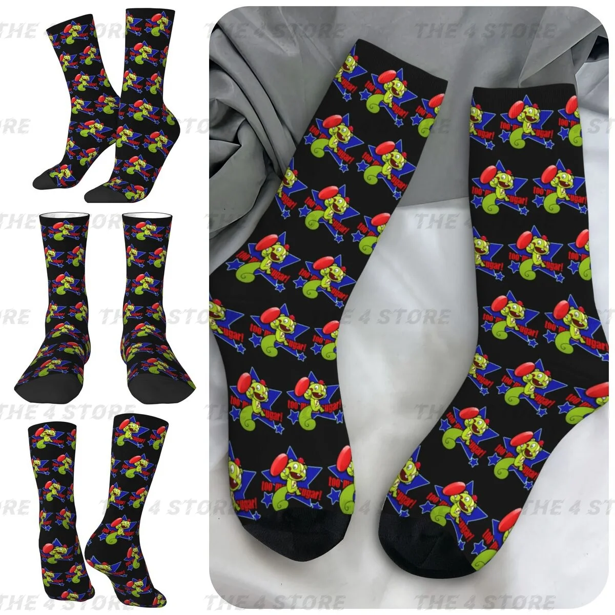 Happy Tree Friends High elasticity polyester fiber Men and Women printing Socks,fashion Applicable throughout the year