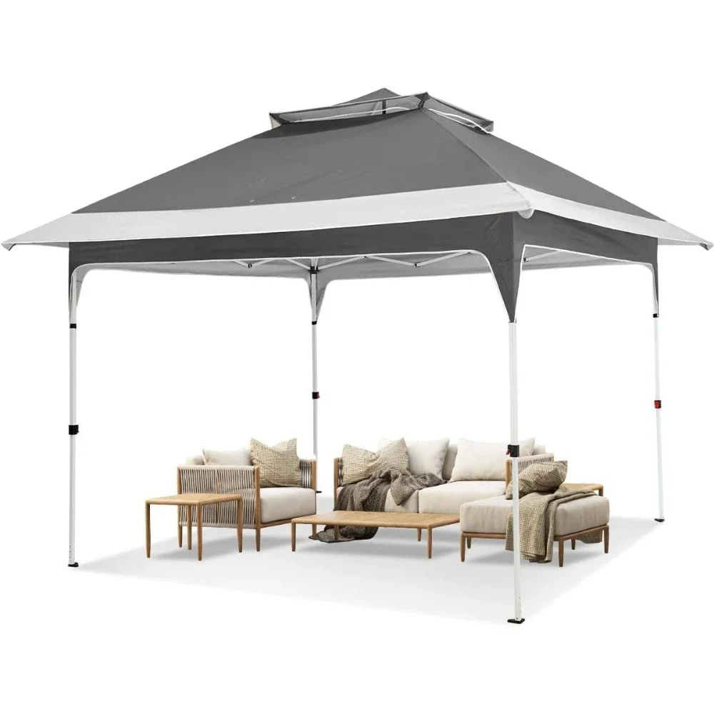 

12'x12' Pop up Gazebo Canopy Tent, One Person Set up Portable Instant Folding Shelter, Outdoor Canopy Tent with Extra