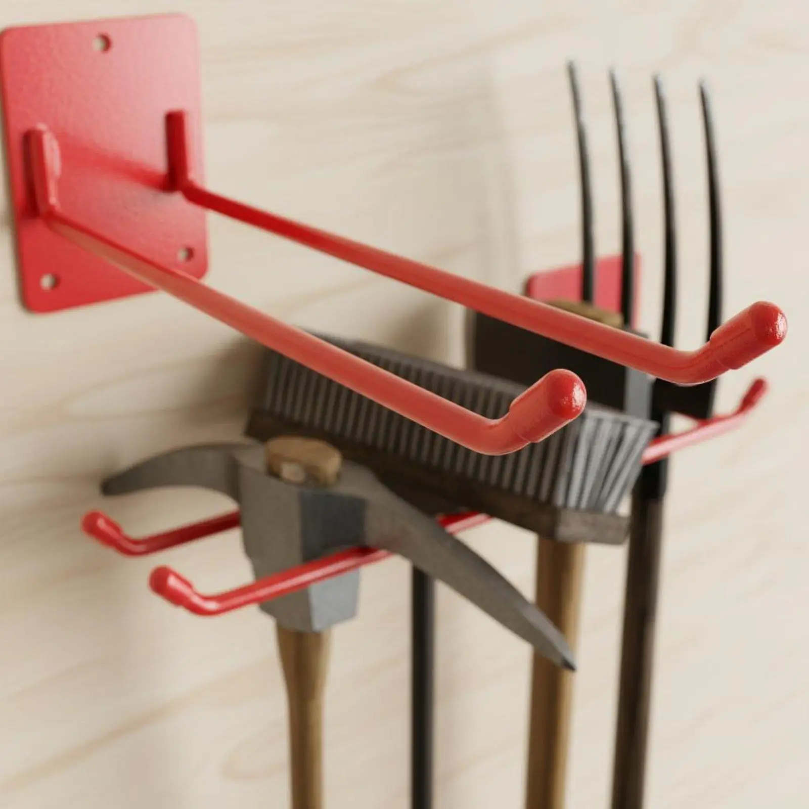 Versatile Iron Storage Rack for Household Tools Heavy Equipment Wall Mounted