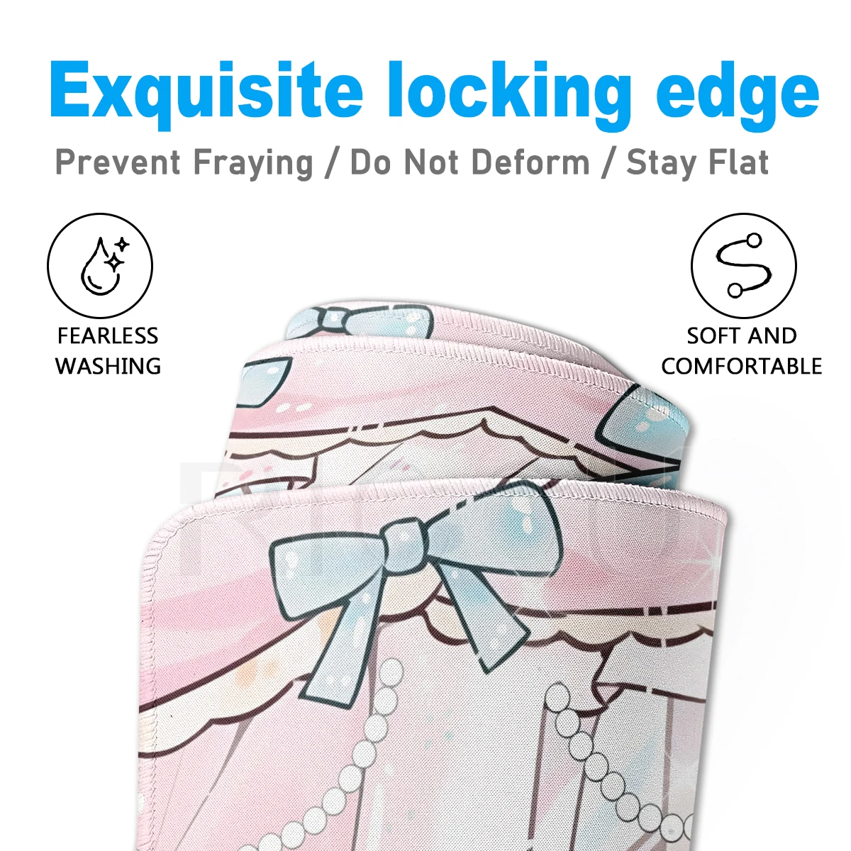 데스크 데코트 핑크 애니메이션 마우스 패드 오피스 귀여 - Gaming Accessories Pink 리뷰 및 가격