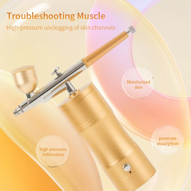 Wireless Air Compressor Kit Airbrush Nail Manicure Air Brush Makeup DIY Painting Sprayer Gun Tattoo Craft Cake Nano Mist Sprayer