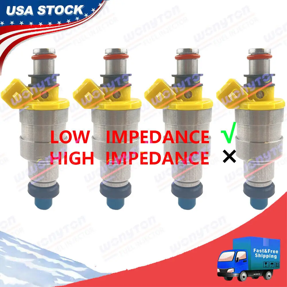 

4Pcs Fuel Injectors 23250-45011 For 1983-1987 Toyota 4Runner Camry 2.4L 2.0L L4