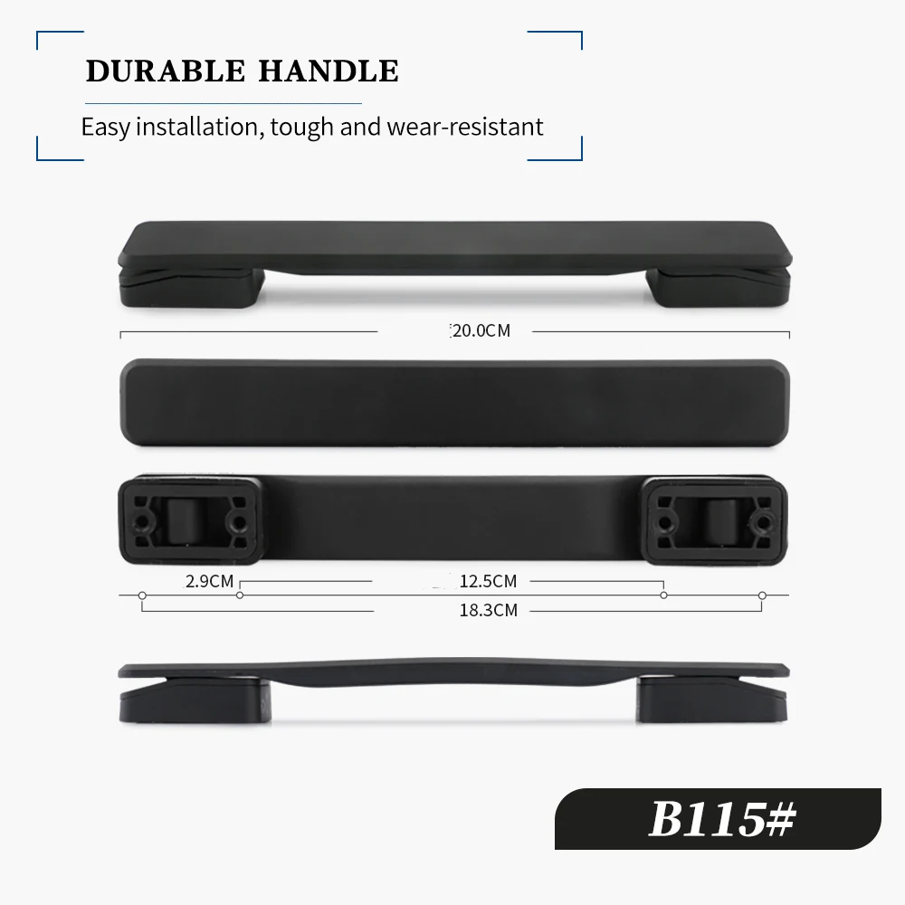 Gepäck Hardware Koffer Reparatur Teile Griff Reise Fall Pull Koffer Hand Tragen Allgemeine Griff – Detail 12