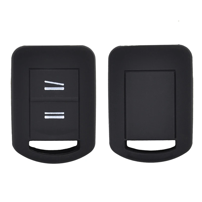 2 Button Silicone Car Remote Key Fob Shell Cover Case For Opel / Vauxhall Agila Corsa C Combo Meriva Tigra 1999-2010