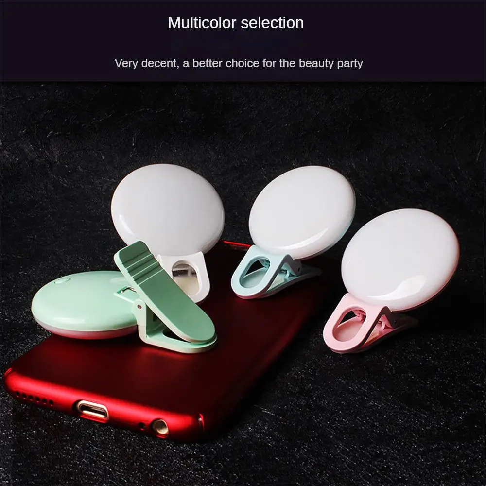 Beauty Self-timer Light Lightweight Portable Phone Photo Supplement Light Multifunctional Silicone Fill Lamp Selfie Ring Lights