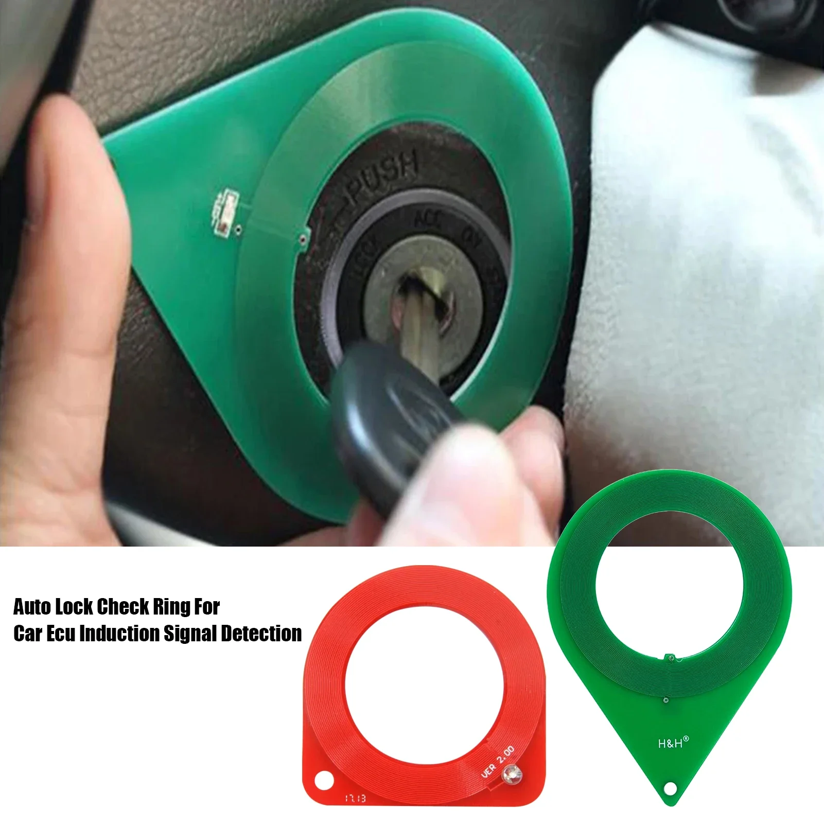 Car Fast Checking Chip Tool Immobiliser System ECU Induction Signal Detection Auto Lock Check Ring Car Key Test Coil Agreeable
