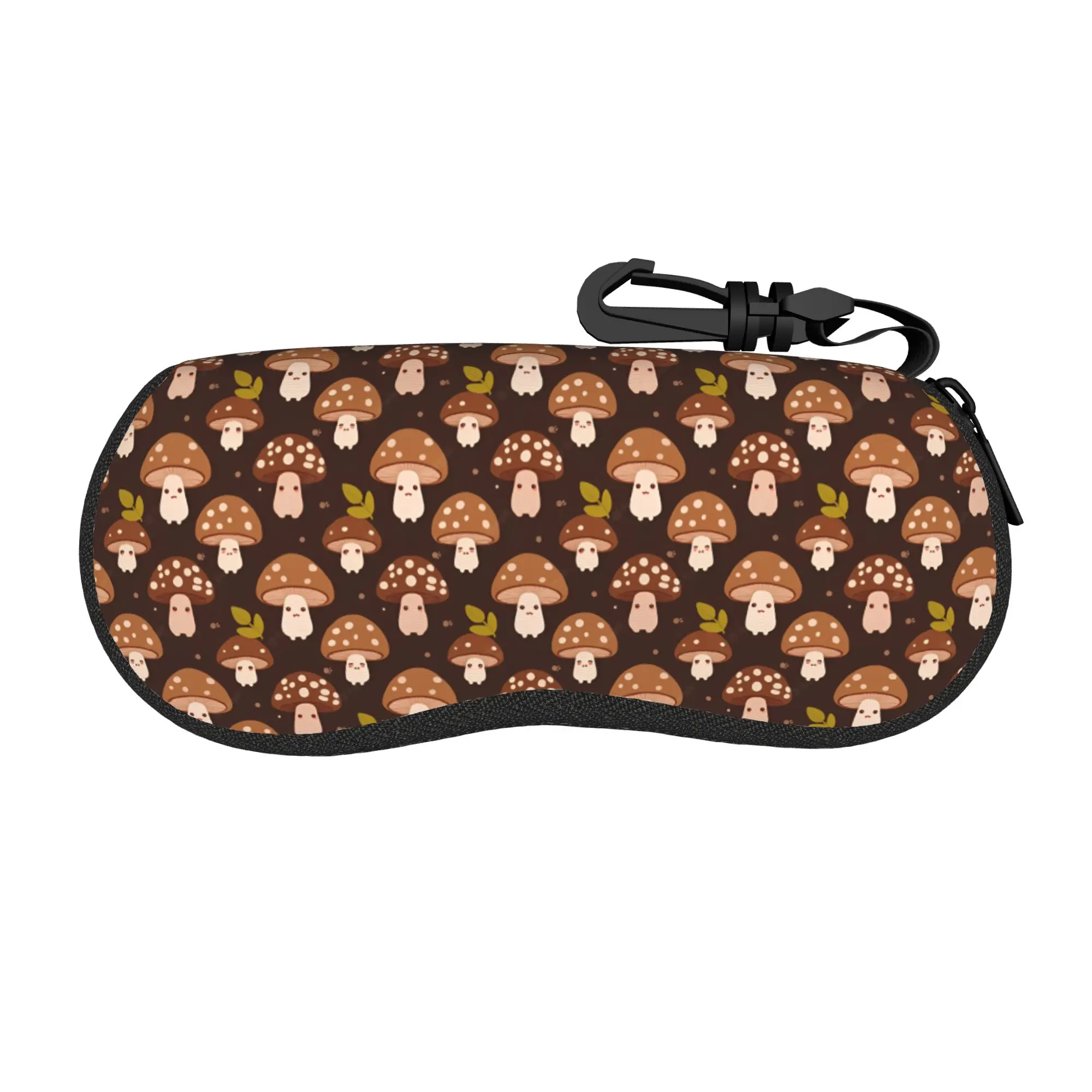 Cute Mushroom Amanita Muscaria Glasses Case Gift For Girl Boy  Box  Reading Box Cute Eyewear Container