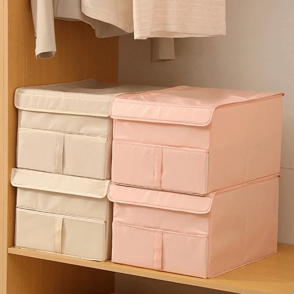 Double Layer Underwear Storage Box Large Capacity Dust-proof Sock Lingerie Organizer Drawer Type Waterproof
