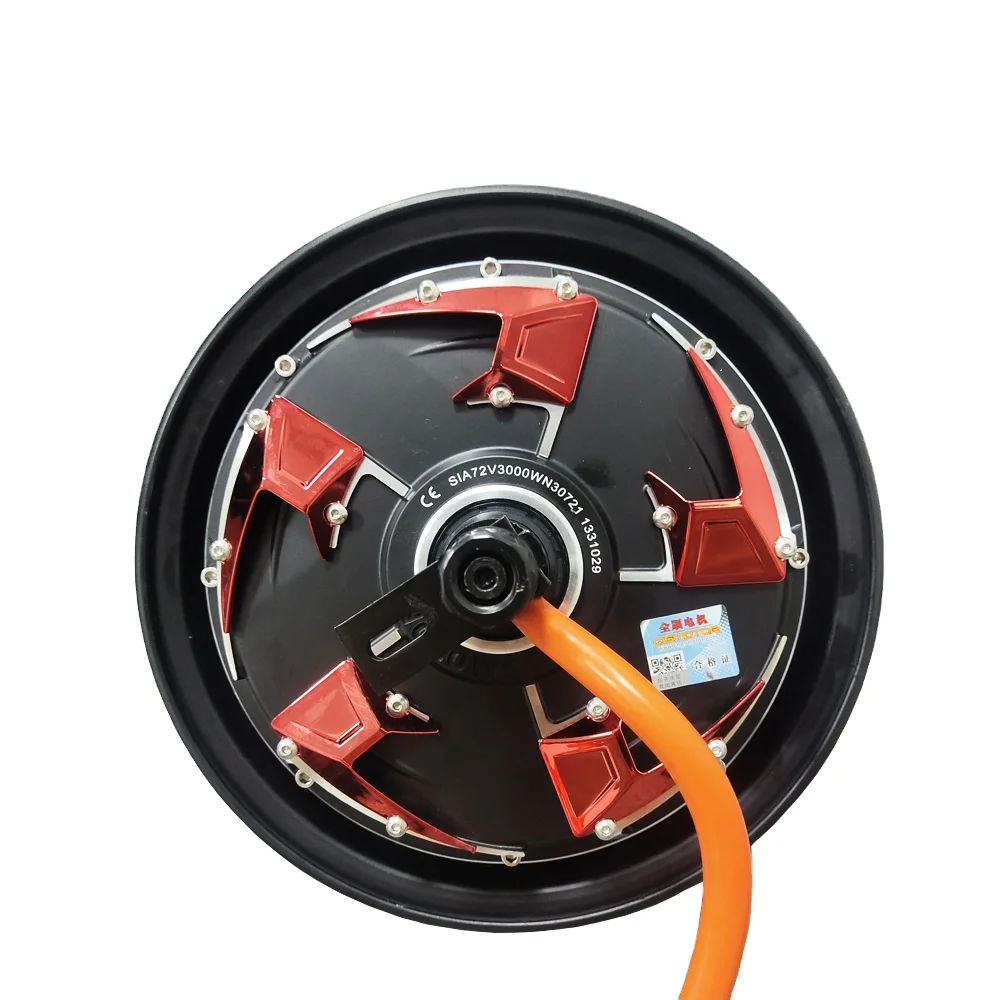 

QSMOTOR QS205 Мотор-концентратор 10x3,0 дюйма 3000 Вт 72 В 50 часов Двигатель-концентратор на бортовом колесе для электронного скутера Электрический мотоцикл