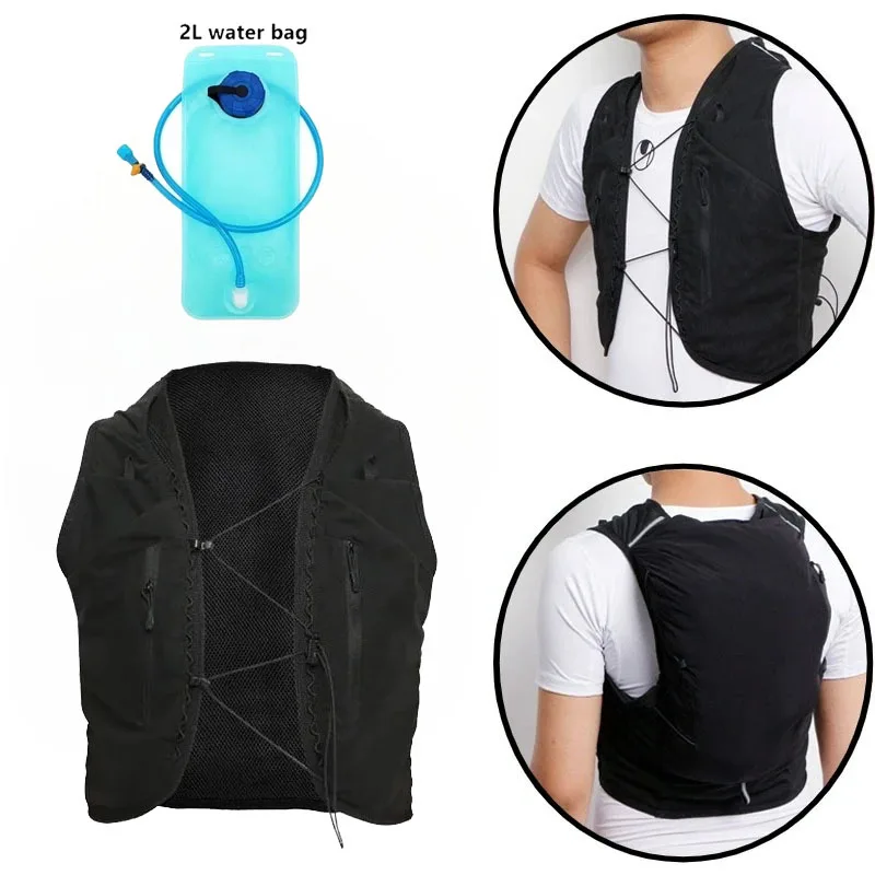 Outdoor Sports Trail Running Hydration Vest with Large Capacity Backpack Spring Summer Cycling Marathon Hydration Undershirt Bag