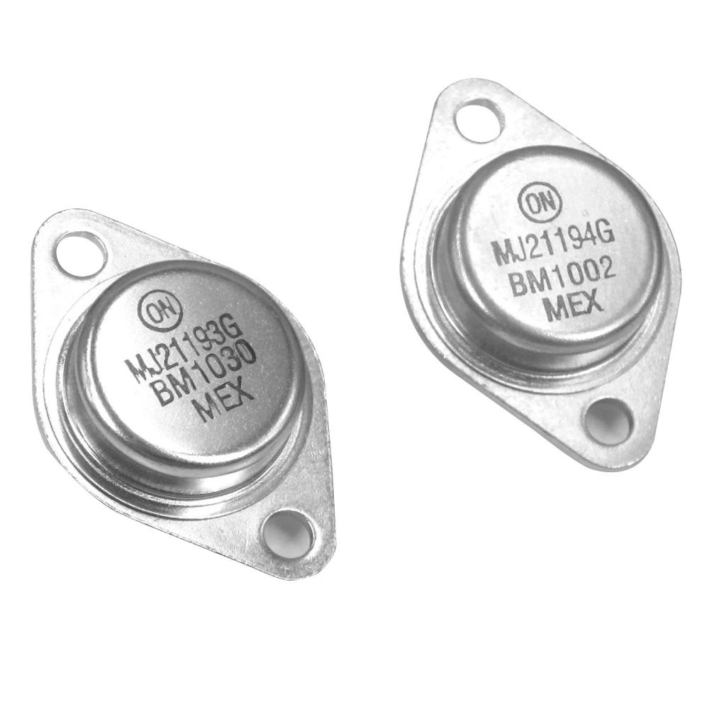 2pair/lot Original ON MJ21193G MJ21194G TO-3 Darlington Bipolar Audio High Power Tube free shipping - Image 2