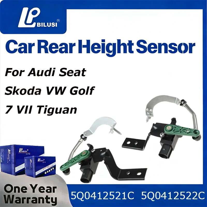 

Bilusi Height Level Sensor 5Q0412522C 5Q0412521C Car Front Left Right Headlight Level Sensor for Skoda for Karoq for Superb