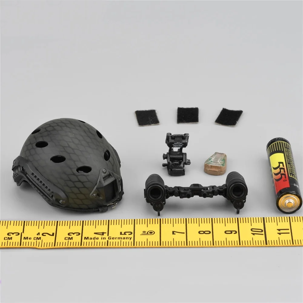 

Soldierstory SS137 Asia Handsome Guy Special Operation Unit Mini Toys Model Helmet with Night Vision Headgear Medals For 12" 1/6