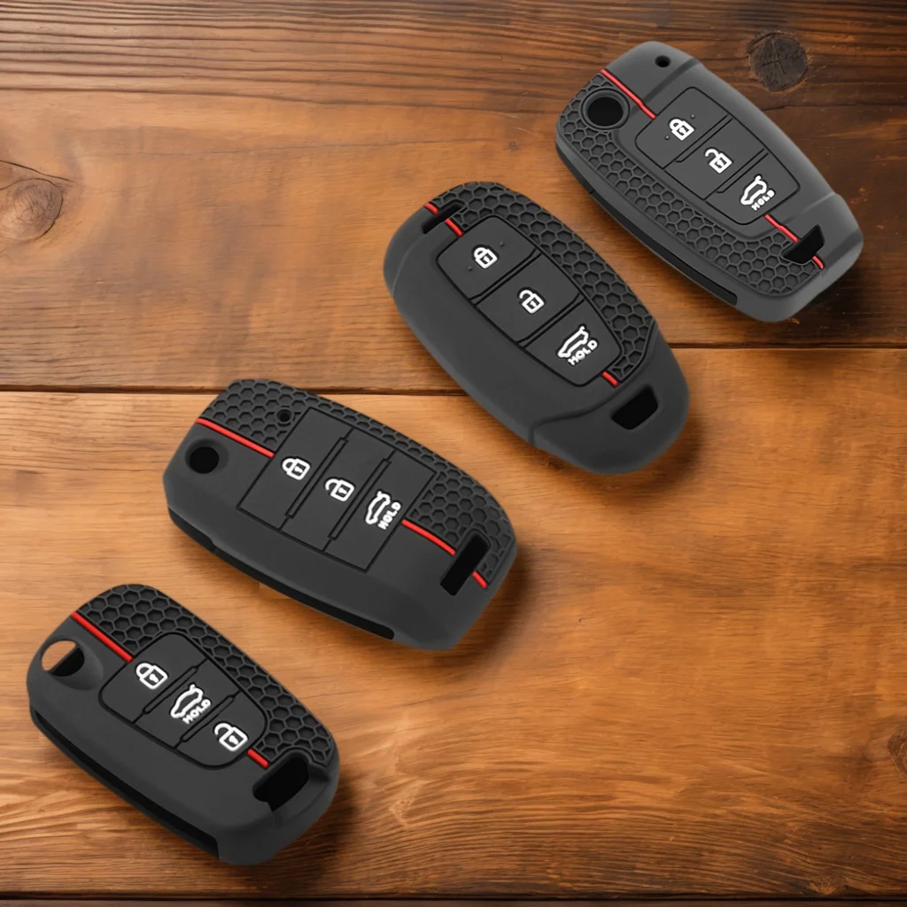 

Силиконовый чехол для ключей для Hyundai Solaris 2i20 i30 i35 Azera Elantra Santa Fe для Kia Rio Soul Sportage Carens Sorento Ceed Cover