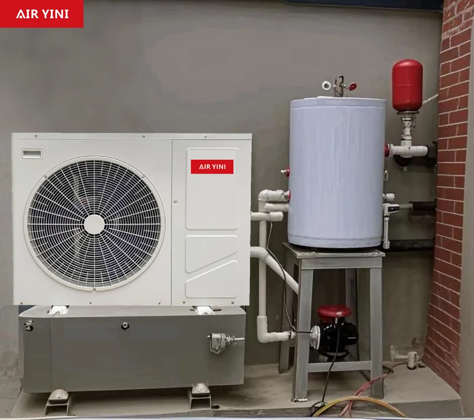 2025 OEM All in One Heat Pump 8KW Heating Cooling Hot Water CE Certified 220V Home Use R32 Refrigerant