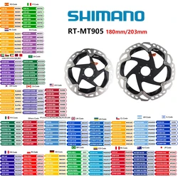 Shimano XTR RT-MT905 6-Screw Disc Brake Rotor ICE TECHNOLOGIES FREEZA 203mm/180mm For MTB Mountain Bike Original Shimano Parts
