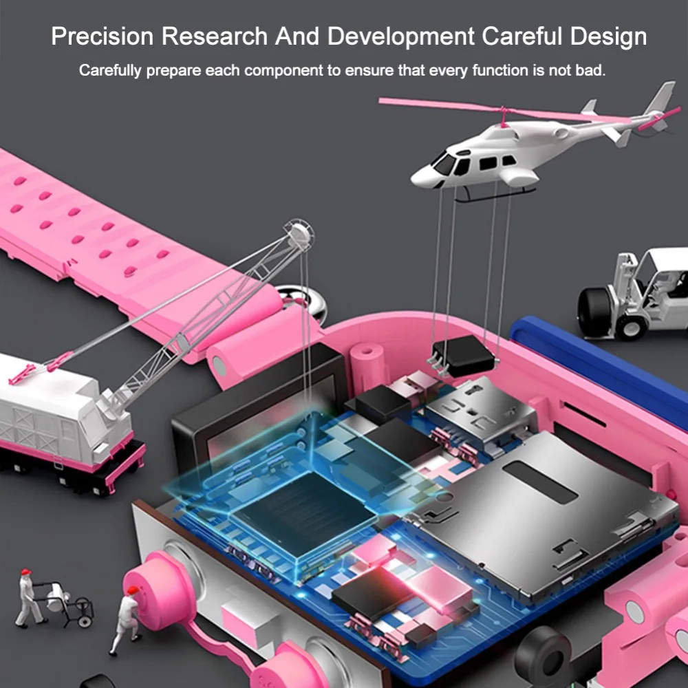 Children's Waterproof Smart Watch Clear Call Precise Positioning Long Battery Life Ultra-thin Body Cool Wear Camera Smartwatch