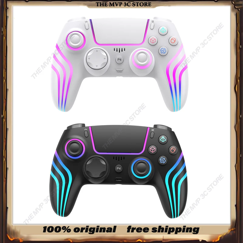 

The MVP 3C Customized P4 Wireless Bluetooth Game Controller RGB Light Hall Linear Trigger P3 Switch PC 1000MAH Strong Power