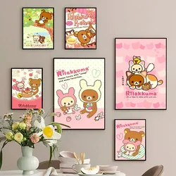 Japan Anime Cute Cartoon Rilakkuma Good Quality Prints and Posters HD Quality Poster Wall Art Painting Study Home Decor