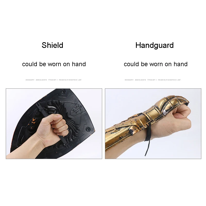 Kids Ancient Rome Bronze Pirate Weapons Retro Erope Shields Headgears Medieval Eye-Masks Knight Handguards Helmets Vintage Sword