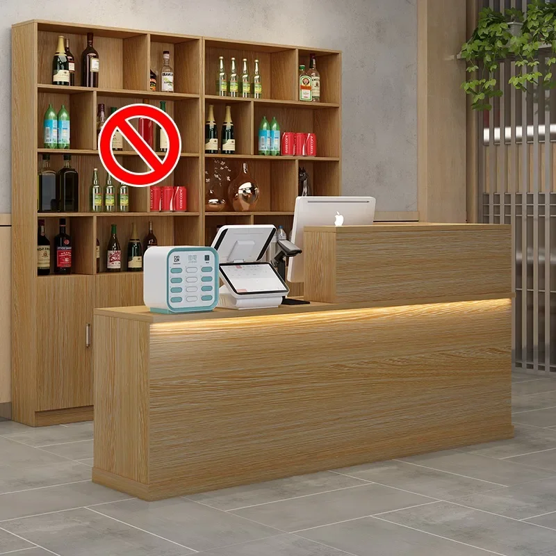 Cafe Counter Aesthetic Salon Reception Reseption Desk Hairdresser Beauty Storage Party Tables Furniture Executive Office Bank