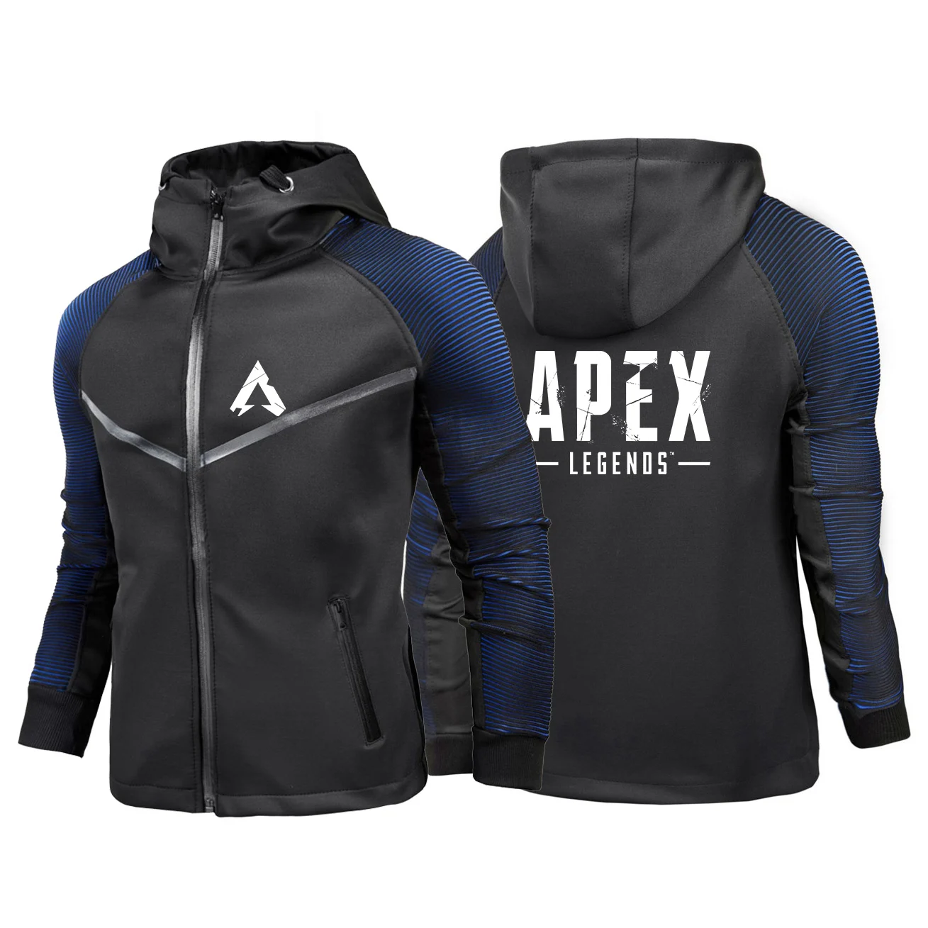 Apex Legends Game Mens New Racing Suit Jacket Long Sleeves Casual Gradient Motorcycle Waterproof Coat Print Clothing Comfort Top