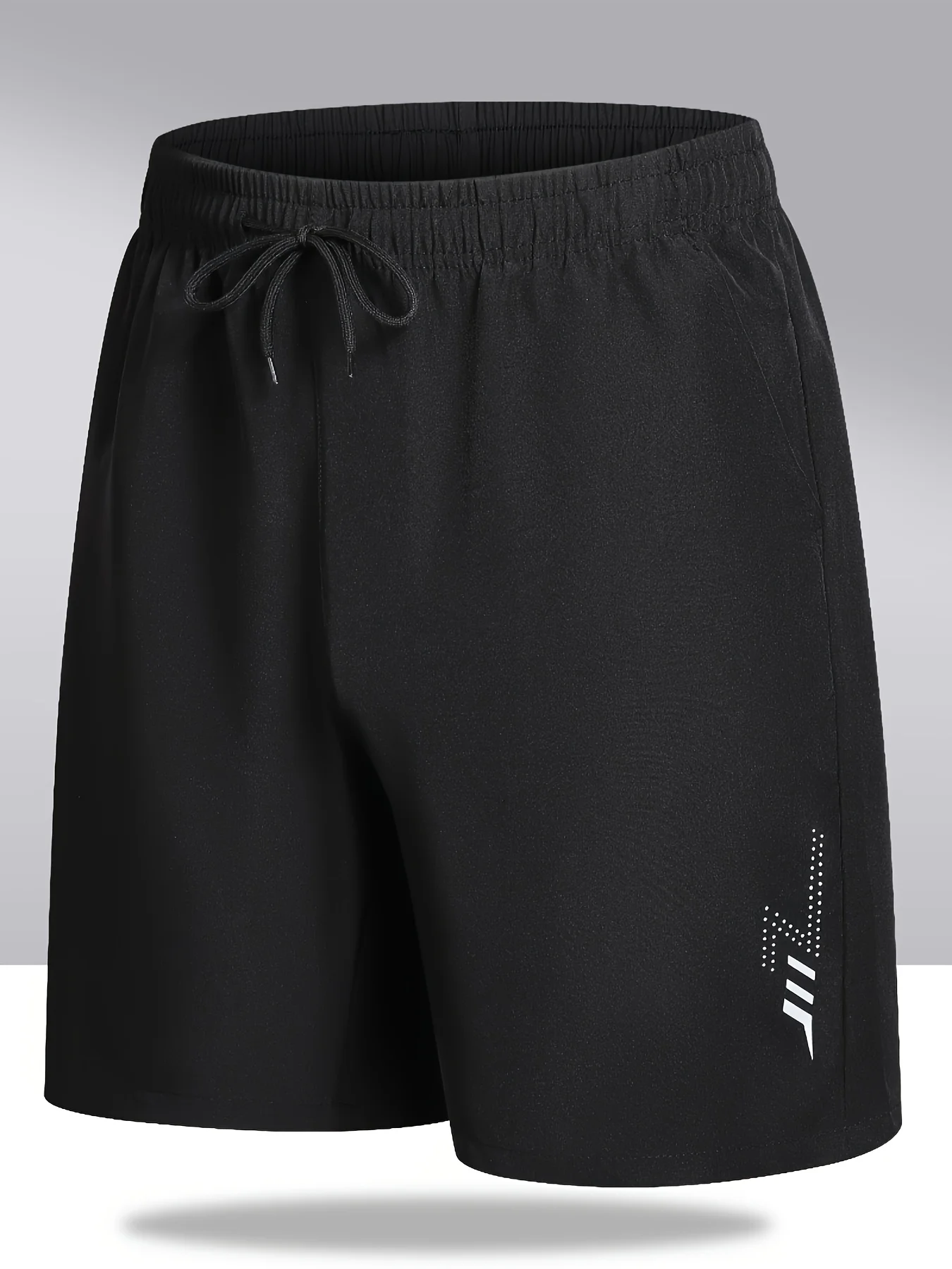 

Shorts Esportivos Masculinos De Verão Em Tecido De Fibra Sedosa Gelada Modelagem Solta Finos E De Secagem Rápida